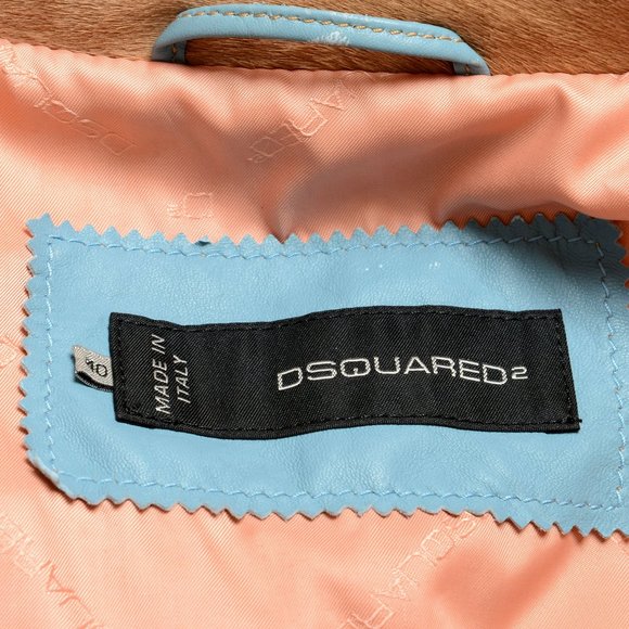 Dsquared2 Women's Pony Hair Button Down Jacket Coat US S IT 40 - Picture 5 of 5